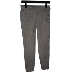 Women's Old Navy Houndstooth Mid-Rise Pixie Cropped Pants, Size 4
